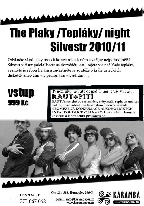 Silvestr 2010/11 v baru Karamba Silvestr 2010/11 v baru Karamba